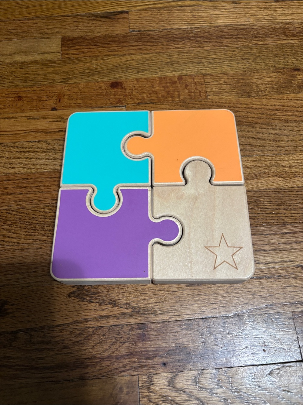 Lovevery wooden 4-piece puzzle